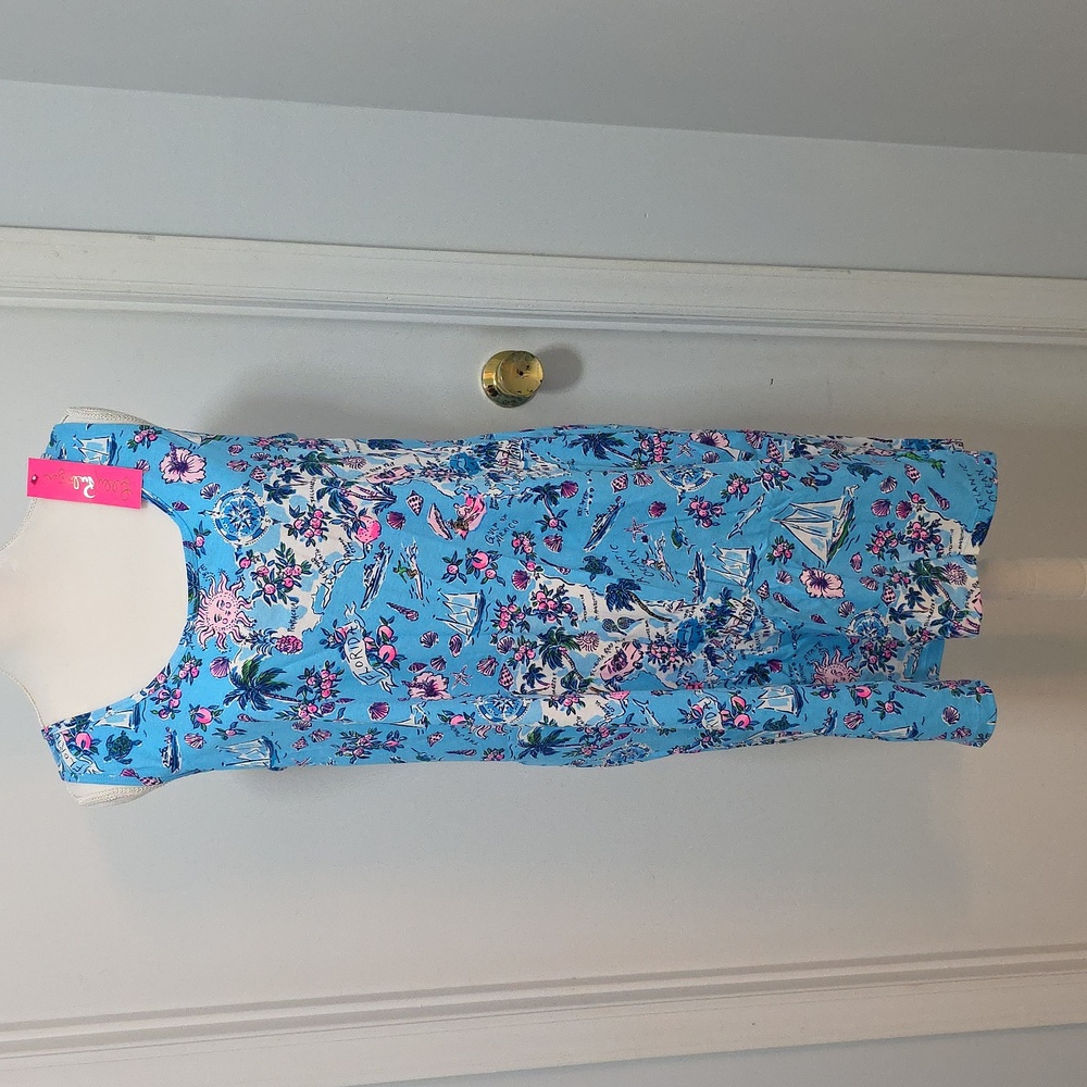 NWT Lilly Pulitzer Newberri Tank Dress Lilly’s Road Trip